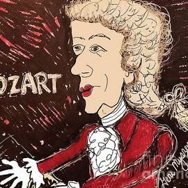 Wolfgang Amadeus Mozart by Geraldine Myszenski