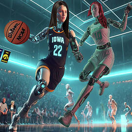Women Basketball Robots by Michael VanPatten