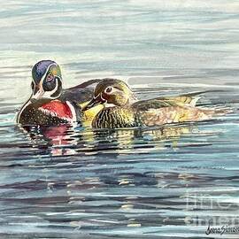 Wood Ducks by Jane Simonson