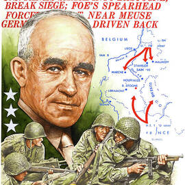 World War II - Battle Of The Bulge - Brigadier General McAuliffe by Chris Calle