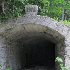 WWI Military Tunnel on Vrsic Pass, Slovenia by Shirley Stevenson Wallis