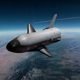 X-37B Orbital Spaceplane by Erik Simonsen