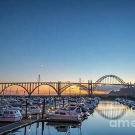 Yaquina Bay Sunset by Paul Quinn