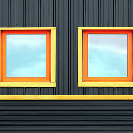 Yellow and Orange Frames by Stuart Allen