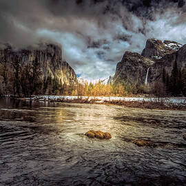 Yosemite National Park Winter in the Valley by Norma Brandsberg