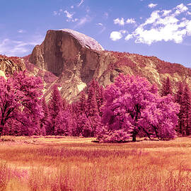 Yosemite Valley and Half Dome Infrared Fantasy by Her Arts Desire