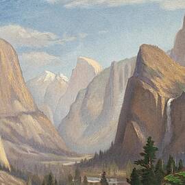 Yosemite Valley Looking East from the Mariposa Trail  by John Ross Key American