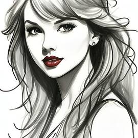 Young woman, looks like young Taylor Swift