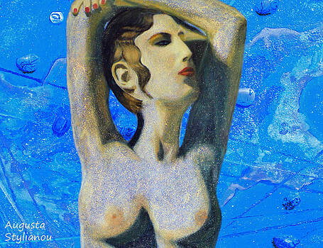 Augusta Stylianou - Cyprus Map and Aphrodite Augusta Stylianou - Cyprus Map and Aphrodite