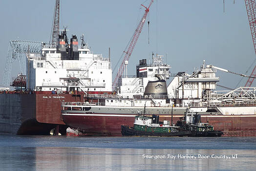 Dave Pape - Ships in harbor Dave Pape - Ships in harbor