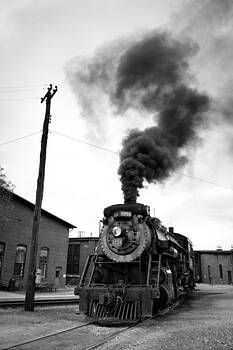 ROBERT KLEMM - STEAM ENGINE 3254 BLACK AND WHITE ROBERT KLEMM - STEAM ENGINE 3254 BLACK AND WHITE