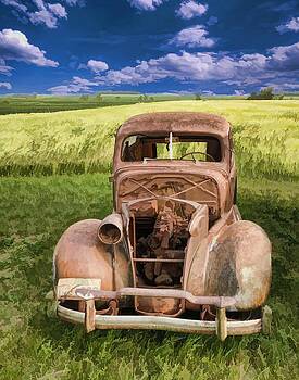 Ray Van Gundy - 1938 Classic Car in Grass Field Ray Van Gundy - 1938 Classic Car in Grass Field