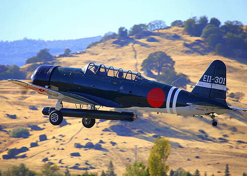 John King - 1944 SNJ-5C Japanese Zero Mock-Up With Torpedo Climbing Out N6438D John King - 1944 SNJ-5C Japanese Zero Mock-Up With Torpedo Climbing Out N6438D