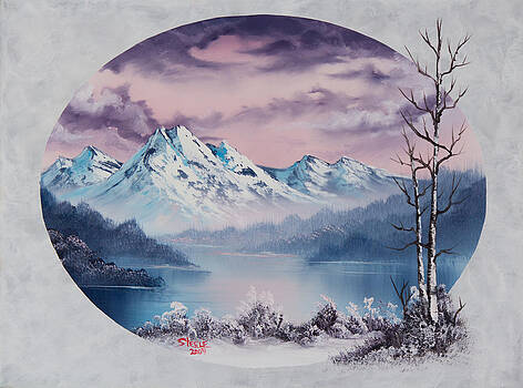Chris Steele - Crimson Frost Oval Chris Steele - Crimson Frost Oval
