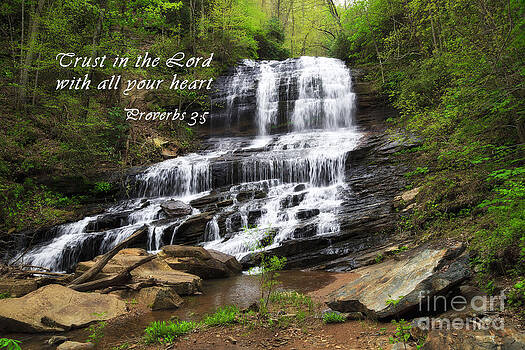 Jill Lang - Waterfall with Scripture Jill Lang - Waterfall with Scripture