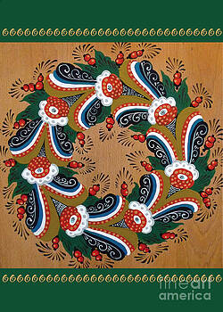 Leif Sodergren - Kurbits Wreath Leif Sodergren - Kurbits Wreath