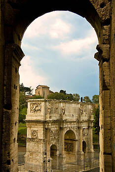 Pam Elliott - Arch of Constantine through the Colosseum Pam Elliott - Arch of Constantine through the Colosseum