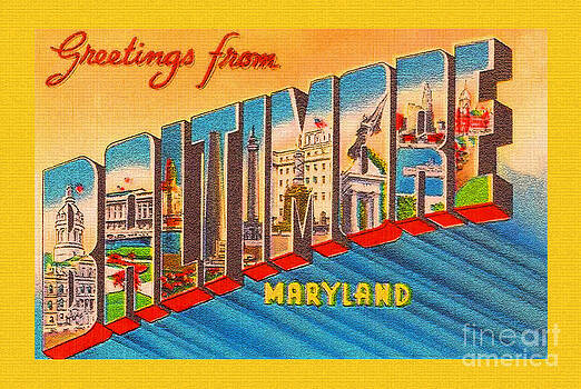 Jost Houk - Baltimore Post Card Jost Houk - Baltimore Post Card