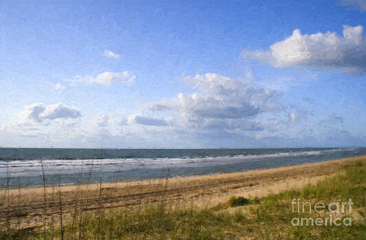 Jill Lang - Beach Oil Painting Jill Lang - Beach Oil Painting