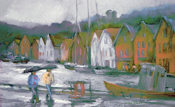 Joan Jones - Bergen Bryggen in the Rain Joan Jones - Bergen Bryggen in the Rain