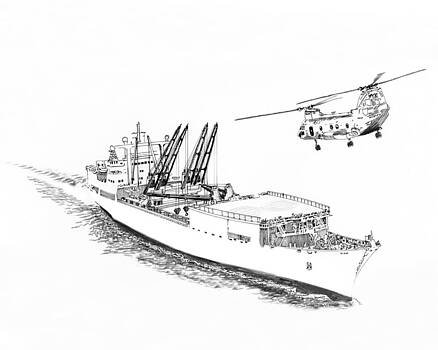 Jack Pumphrey - Merchant Marine cargo ship at work Jack Pumphrey - Merchant Marine cargo ship at work