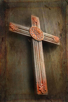 David and Carol Kelly - Carved Wooden Cross David and Carol Kelly - Carved Wooden Cross