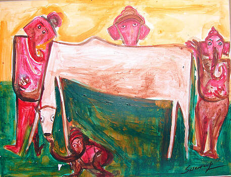 Anand Swaroop Manchiraju - COW AND GANSHA-A10 Anand Swaroop Manchiraju - COW AND GANSHA-A10