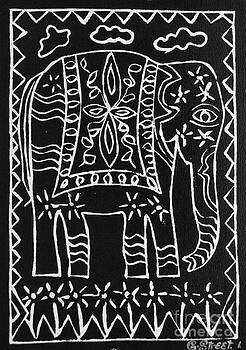 Caroline Street - Decorated Elephant Caroline Street - Decorated Elephant