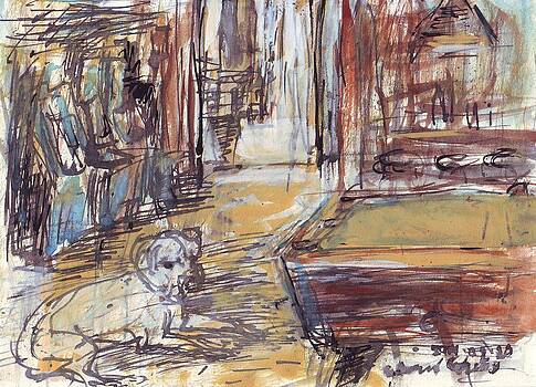 Edward Ching - Empty Bar with Dog and Pool Table Edward Ching - Empty Bar with Dog and Pool Table