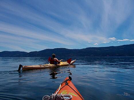 Guy Hoffman - Evening Paddle Kalamalka Lake Guy Hoffman - Evening Paddle Kalamalka Lake