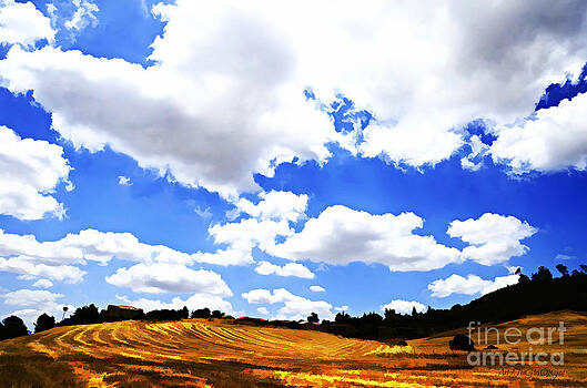 Sharon Tate Soberon - Field of Clouds digital paint effect Sharon Tate Soberon - Field of Clouds digital paint effect