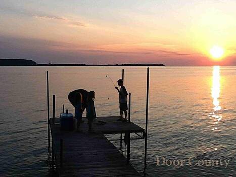 Perry Andropolis - Fishing From The Dock In The Sunset Perry Andropolis - Fishing From The Dock In The Sunset