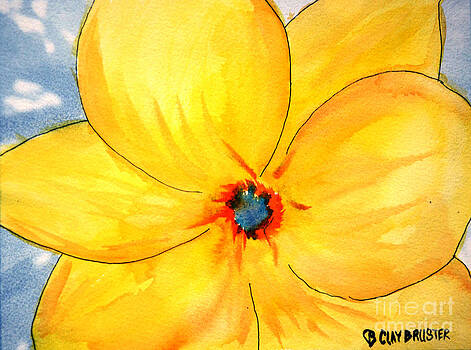 Clayton Bruster - Glicee Cyan-a-Floral Clayton Bruster - Glicee Cyan-a-Floral