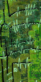 Stephen Barrie - Graffiti 2 Lime Stephen Barrie - Graffiti 2 Lime