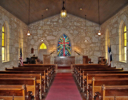 David and Carol Kelly - Inside La Villita Church David and Carol Kelly - Inside La Villita Church