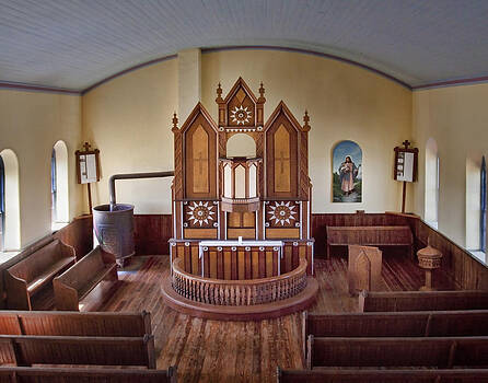 David and Carol Kelly - Inside St Olaf Lutheran Church David and Carol Kelly - Inside St Olaf Lutheran Church