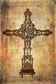 David and Carol Kelly - Intricate Rusty Iron Cross David and Carol Kelly - Intricate Rusty Iron Cross