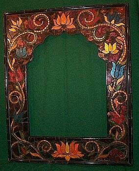 Charles Lucas - Lotus Mosaic Frame Charles Lucas - Lotus Mosaic Frame