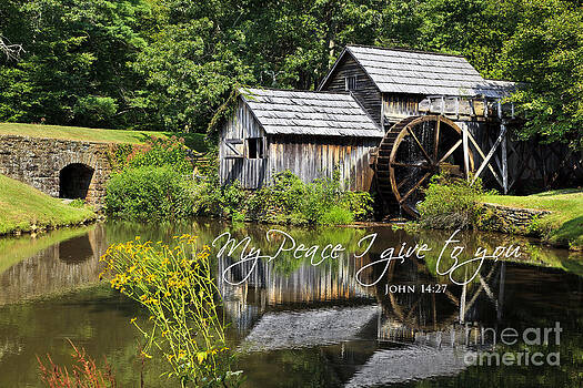 Jill Lang - Mabry Mill with Scripture Jill Lang - Mabry Mill with Scripture
