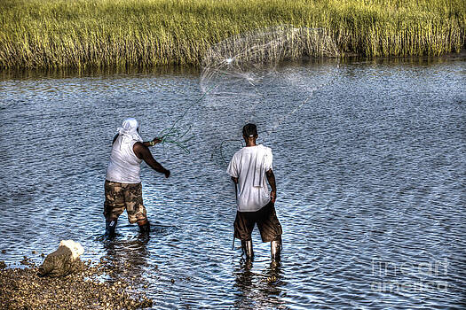 Dale Powell - Man Throwing Cast Net Dale Powell - Man Throwing Cast Net