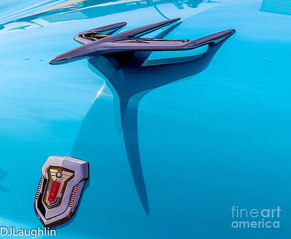 DJ Laughlin - Mercury Rocket Hood Ornament Emblem DJ Laughlin - Mercury Rocket Hood Ornament Emblem