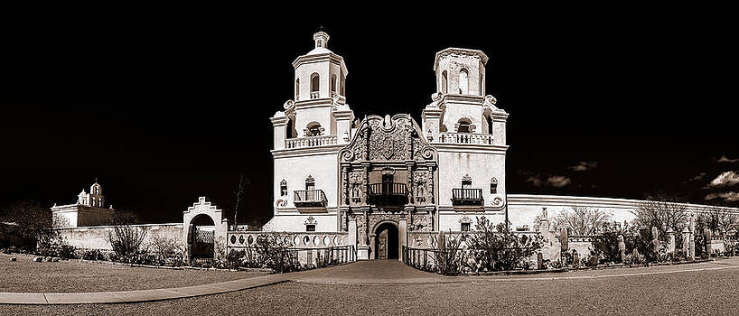 Chris Bordeleau - Mission San Xavier del Bac BW Chris Bordeleau - Mission San Xavier del Bac BW