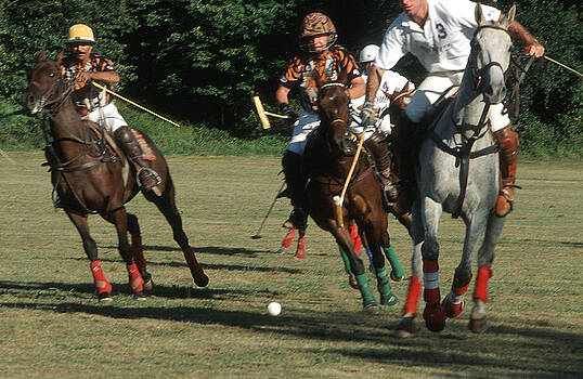 Harold E McCray - Polo Match -- Ball- I Harold E McCray - Polo Match -- Ball- I