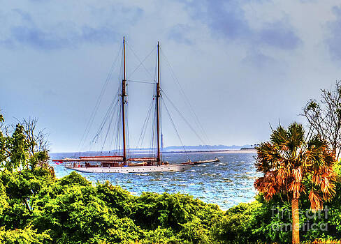 Dale Powell - Schooner Sailing in Charleston Harbor Dale Powell - Schooner Sailing in Charleston Harbor