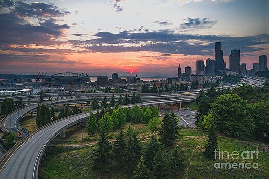Gene Garnace - Seattle Sunset Gene Garnace - Seattle Sunset