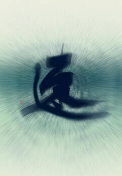 Ponte Ryuurui - Speed - modern Japanese calligraphy Ponte Ryuurui - Speed - modern Japanese calligraphy