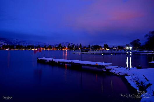 Guy Hoffman - Sundown - The Blue Hour at Skaha Lake Guy Hoffman - Sundown - The Blue Hour at Skaha Lake