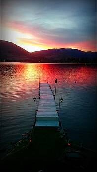 Guy Hoffman - Sunset Skaha Lake FineArt Guy Hoffman - Sunset Skaha Lake FineArt