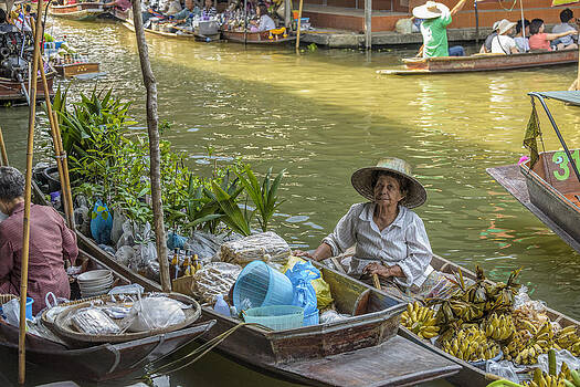 Paul W Sharpe Aka Wizard of Wonders - Thai Floating Market No 5 - More Bananas Paul W Sharpe Aka Wizard of Wonders - Thai Floating Market No 5 - More Bananas