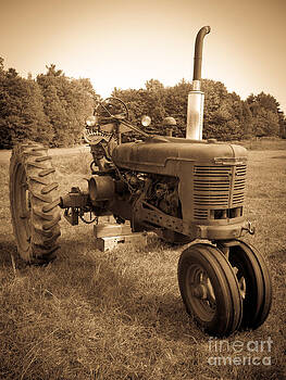 Edward Fielding - The Old Tractor Sepia Edward Fielding - The Old Tractor Sepia